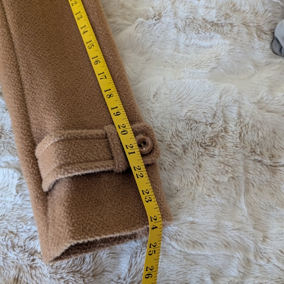 Jones New York Tan Wool Trench Coat - Picture 13 of 15